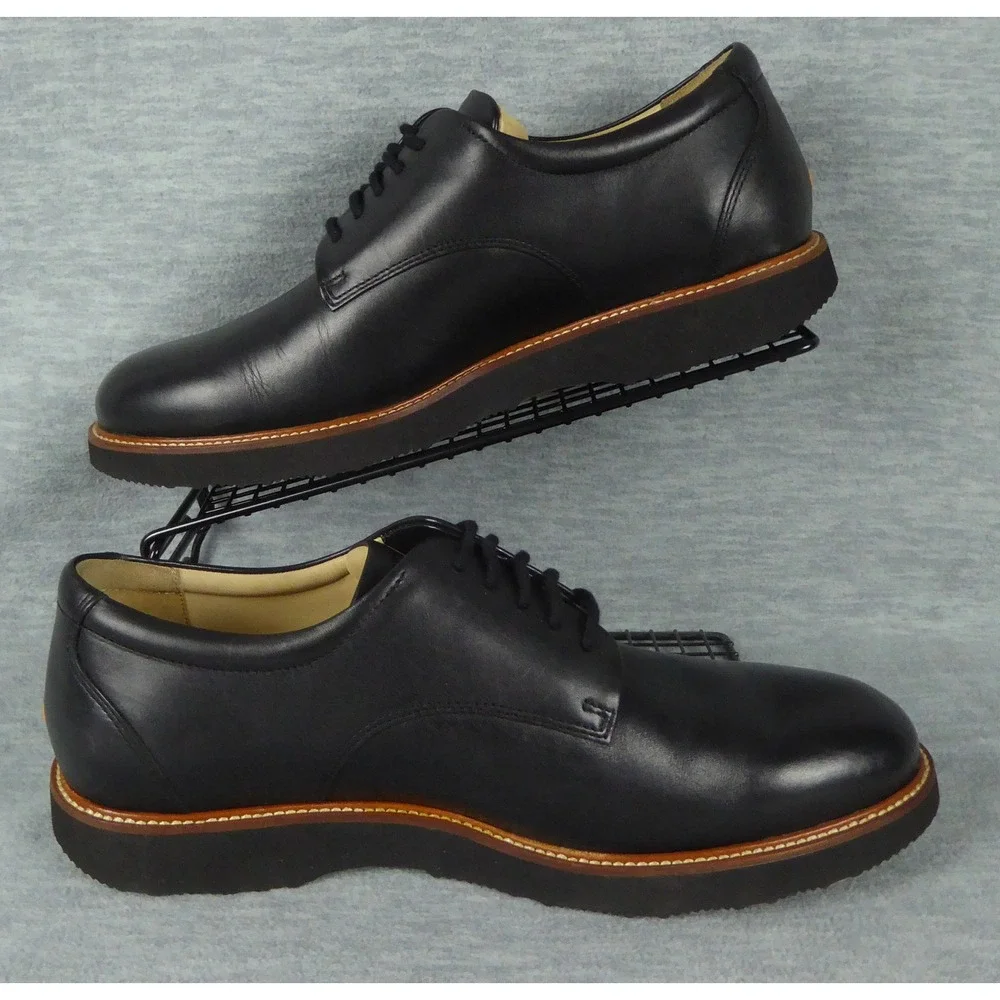 Samuel Hubbard Founder Oxford Shoes Mens 9.5 W Black Leather Comfort Casual